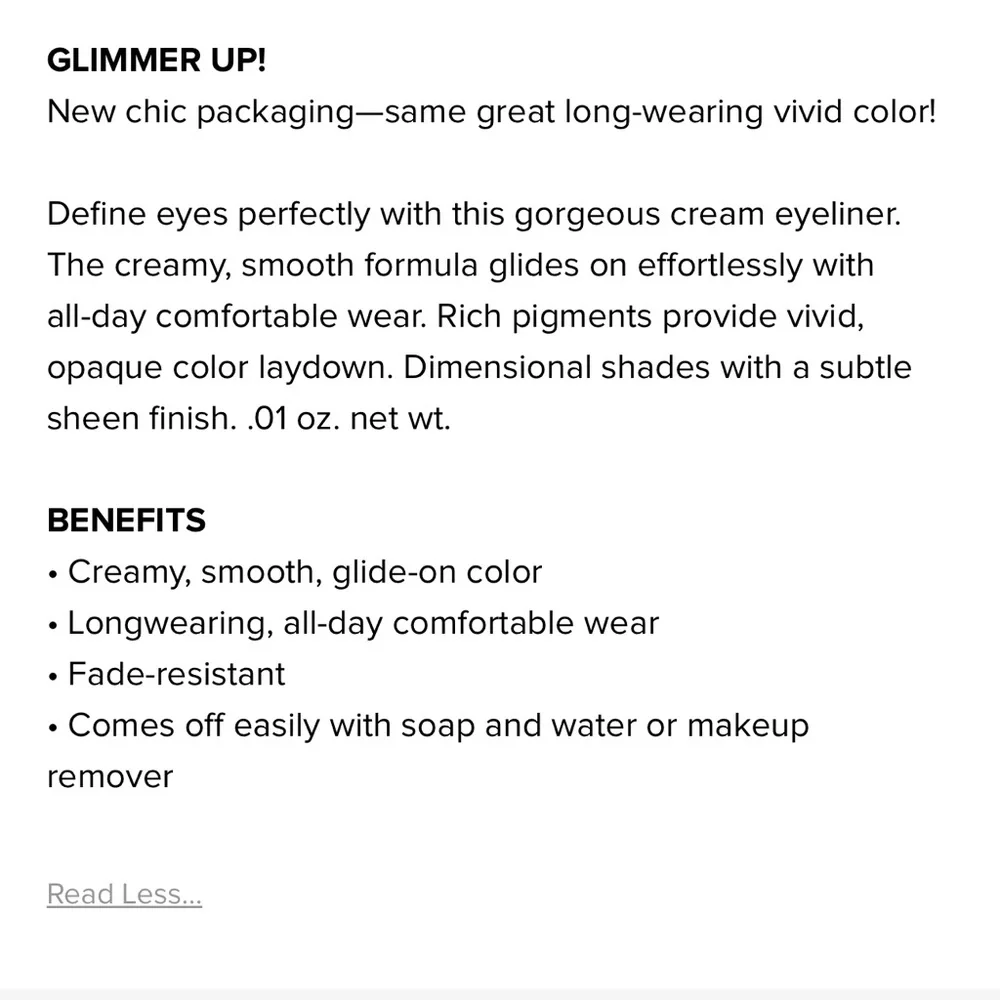 Avon BUNDLE of 3 Glimmerstick Retractable Eyeliner in Black